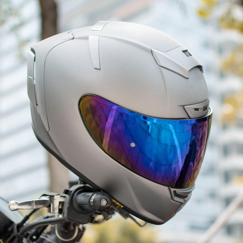 SOMAN CWR-1 Visor Replacements, RF-1200 Tinted Helmet Visor Shield Compatible with RF-1200 CWR-1 X14 Z7 RF-SR X-Spirit UV Protection (Rainbow) - Image 4